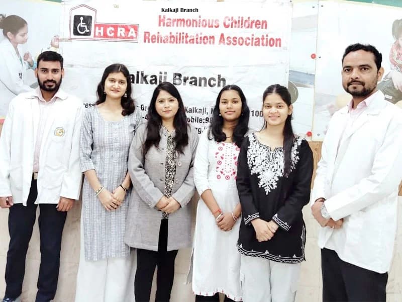 HCRA team members at the Kalkaji branch